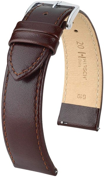 Hirsch - Horlogeband Osiris 22mm Bruin