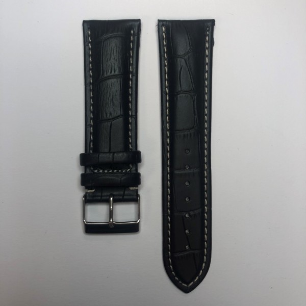 Remerko Horlogeband - Zwart - 24mm