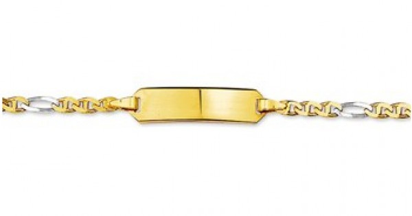 14 Karaat Gouden Graveer Armband // 4203705 // 11-13cm