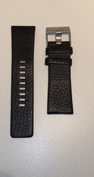 Fossil - Horlogeband AFS4656 Leer met Gesp 22mm