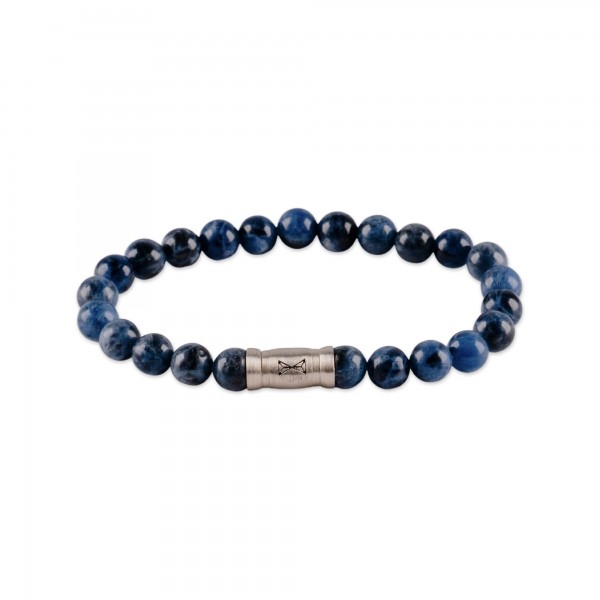 Aze Jewels - Jongens Armband AJ-BS402-A-160 Blauw beads