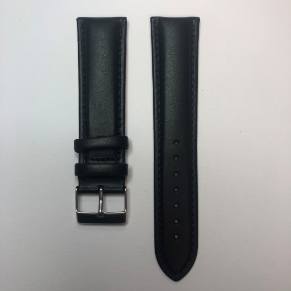 Remerko Horlogeband - Zwart - 22mm