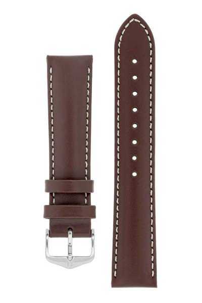 Hirsch - Horlogeband Trooper 22mm Bruin