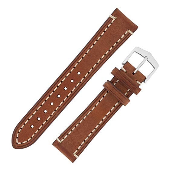 Hirsch Liberty Artisan Horlogeband 10900210-2-22 Bruin 22mm