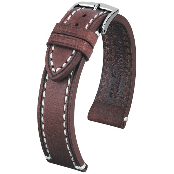 Hirsch horlogeband - Liberty Artisan Bruin 20mm